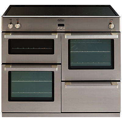 Belling DB4 100Ei Professional Induction Hob Range Cooker, Stainless Steel Belling DB4 100Ei Professional Induction Hob Range Cooker, Stainless Steel